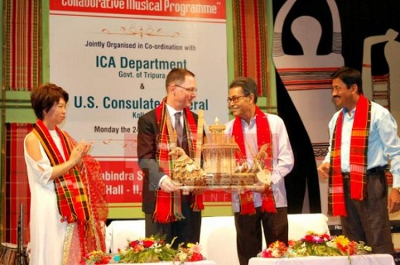 CPI-M’s Indo-US Cultural Exchange move proven as Nightmare : Manik Sarkar successfully downed America’s image with Mrs Hall’s Opera-Rabindra Sangeet Remix performance CPI-M’s Indo-US Cultural Exchange move proven as Nightmare : Manik Sarkar successfully downed America’s image with Mrs Hall’s Opera-Rabindra Sangeet Remix performance